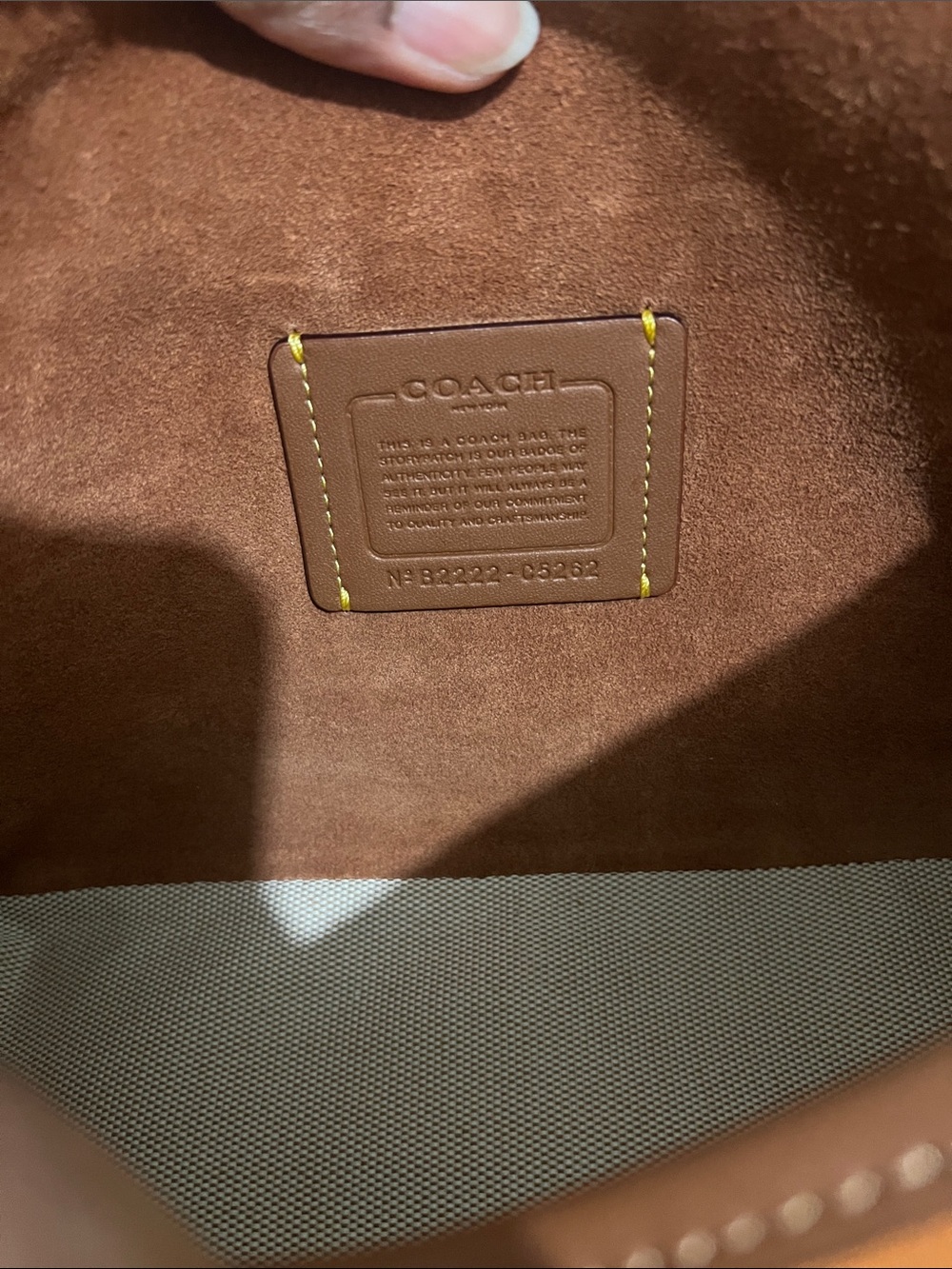 Coach Soft Tabby - Orange Suede - Picture 7 of 11